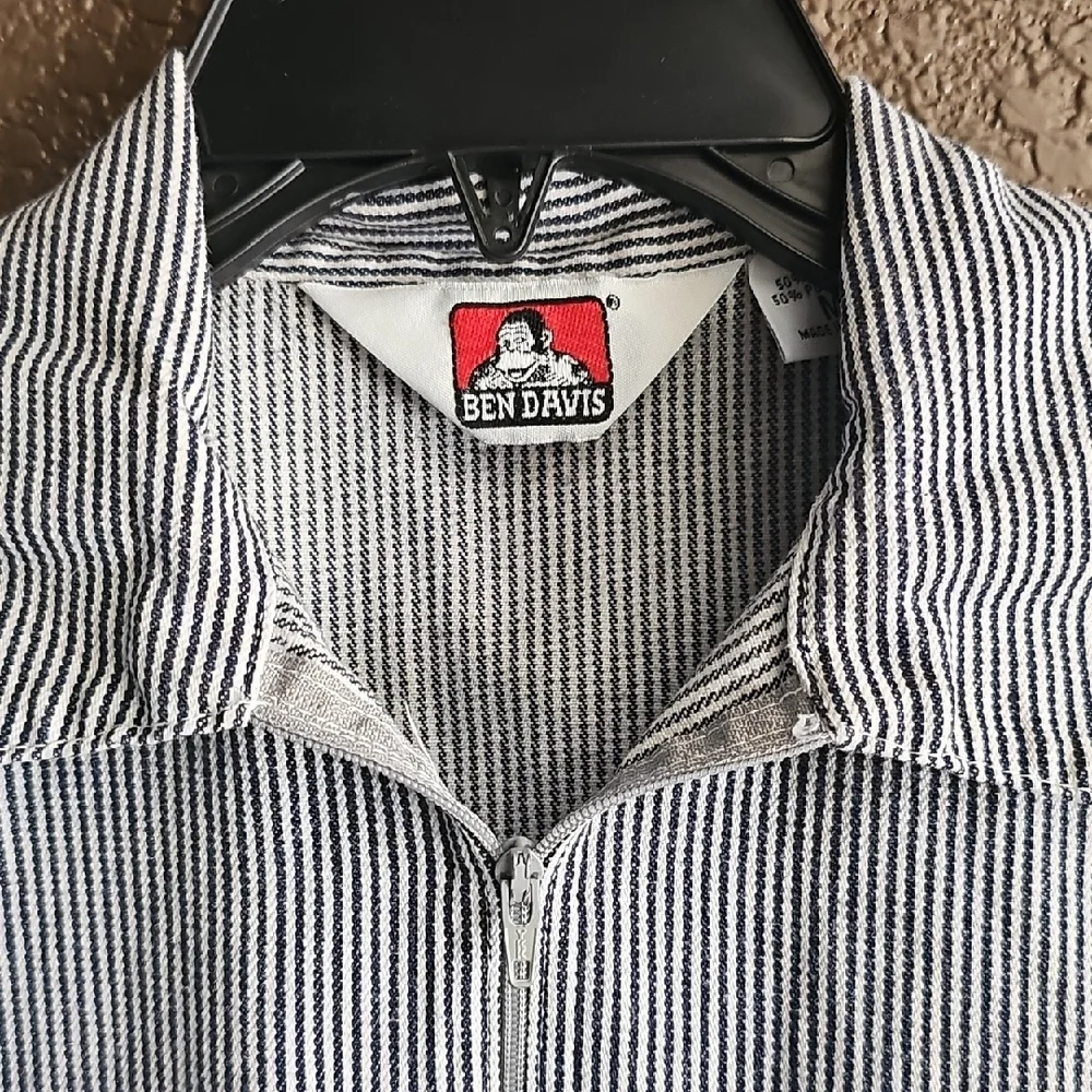 Classic Black and White Striped Men's Shirt - Picture 2 of 6